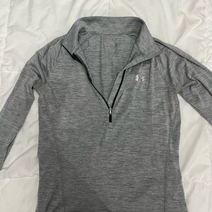 Under Armour Heather Gray Performance Pullover